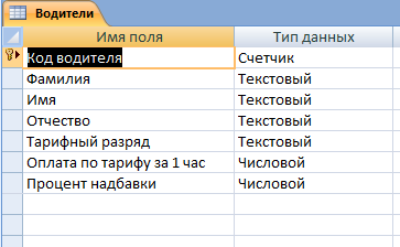 Скачать базу данных (БД) «Учет эксплуатации транспортных средств» MS Access